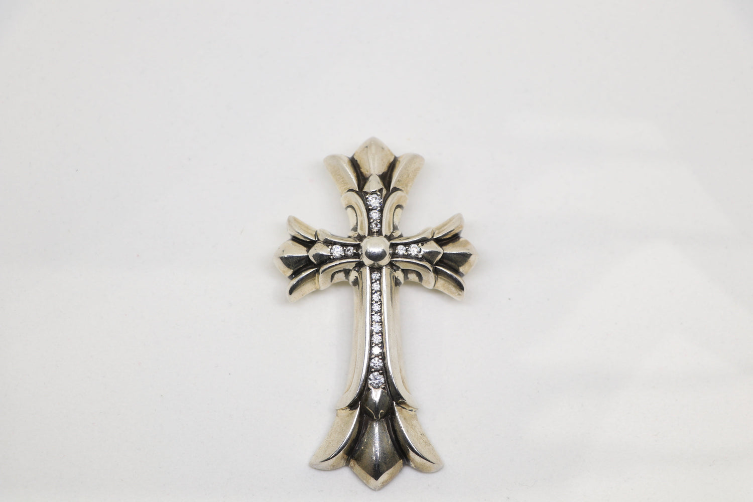 Chrome Hearts Large Double Cross Pendant with Pave Diamonds: Full Breakdown & Why It Hits