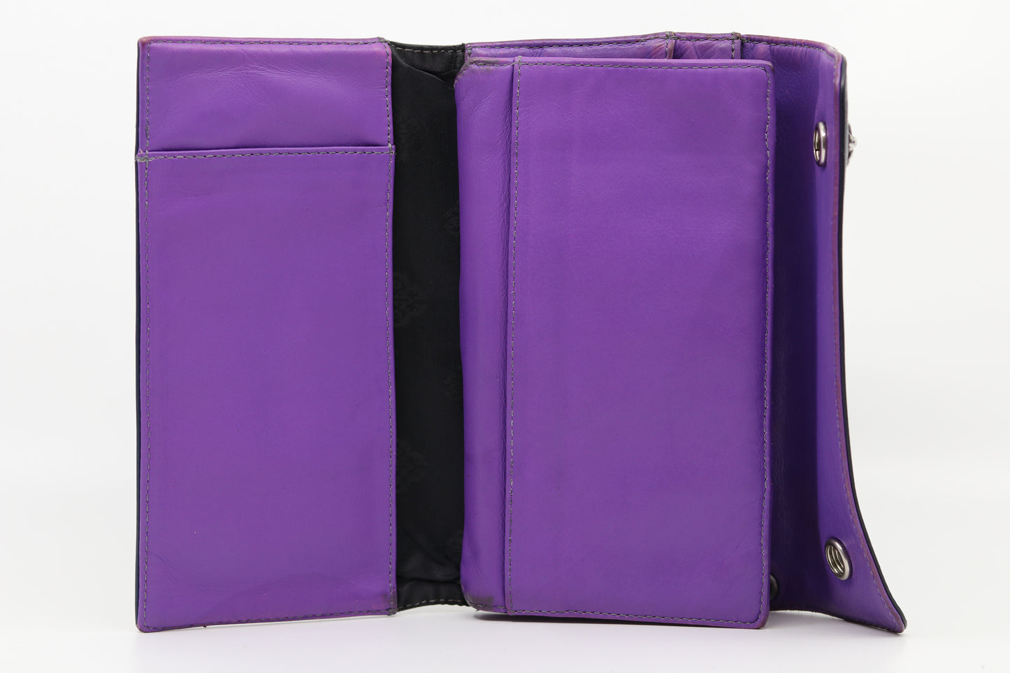 Chrome Hearts Wave Wallet Navy/Purple