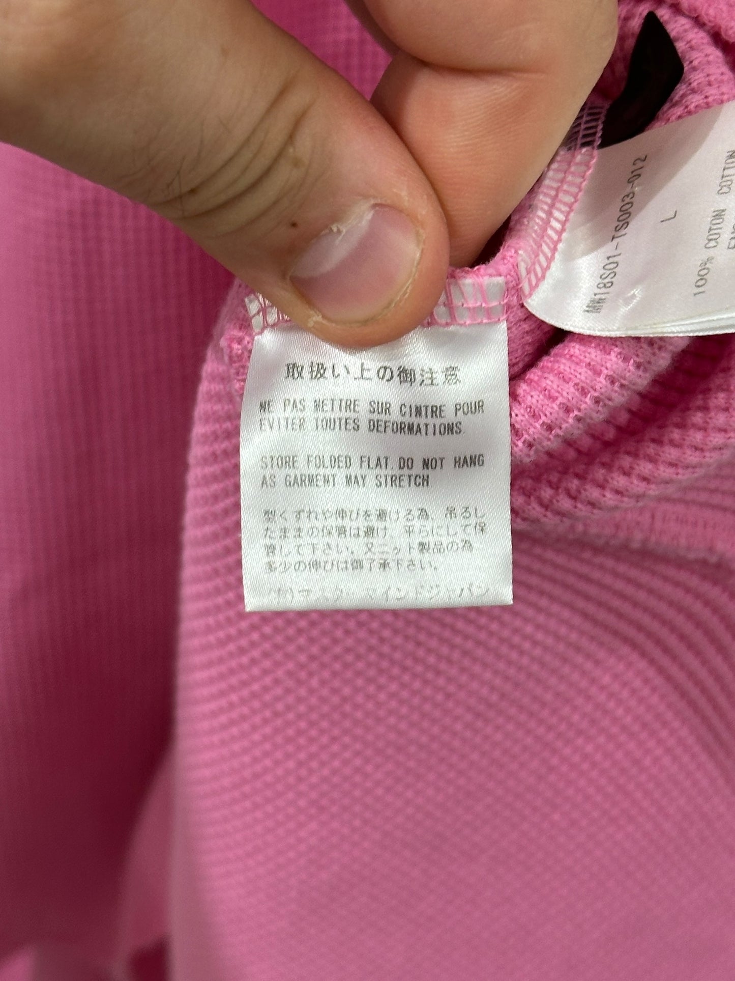 Mastermind Japan Skull Thermal Pink Size L