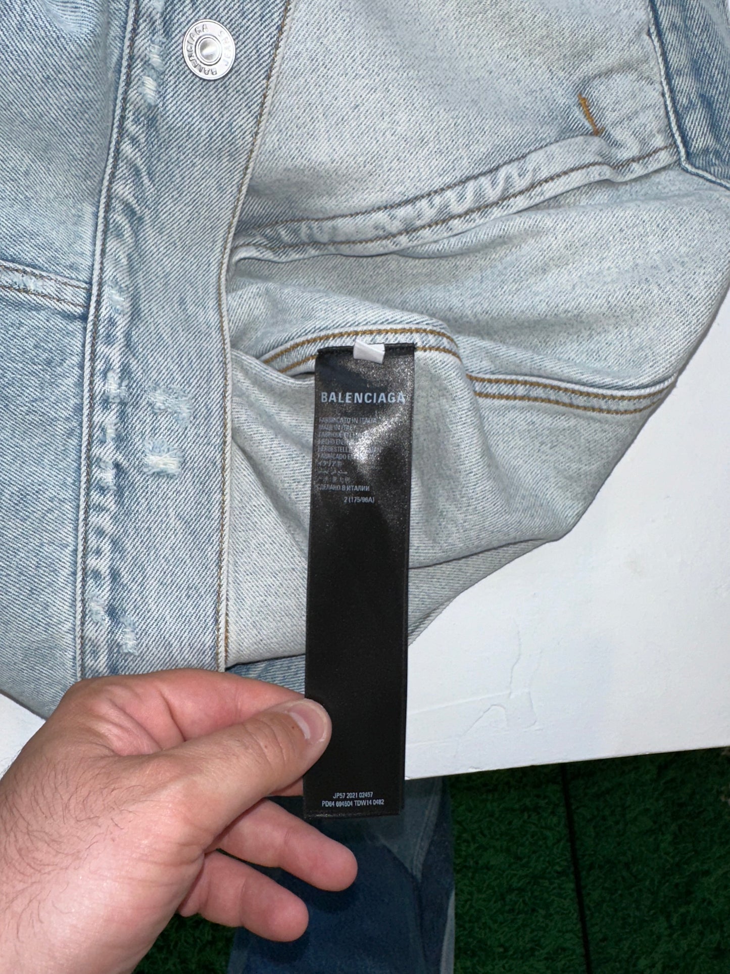 Balenciaga Heavy Metal Jean Jacket