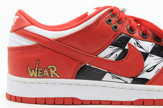 Nike Dunk Low University Red St. John’s Dunk x Matty Boy Chrome Hearts 1/1 Size 12