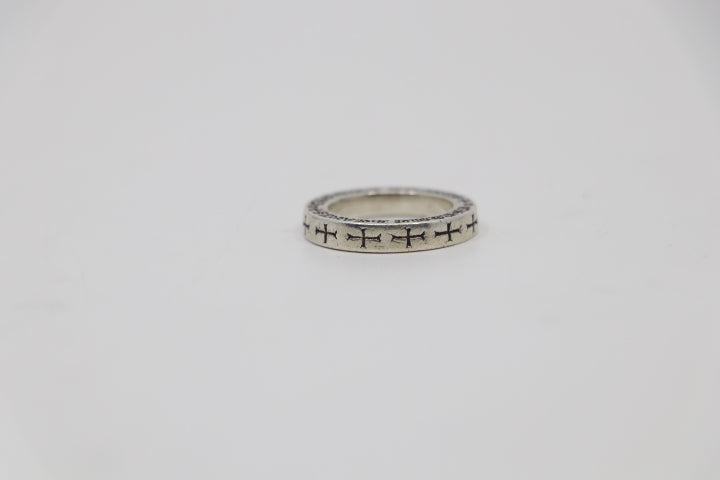 Chrome Hearts Fuck You 3MM Spacer Ring Size 4.5