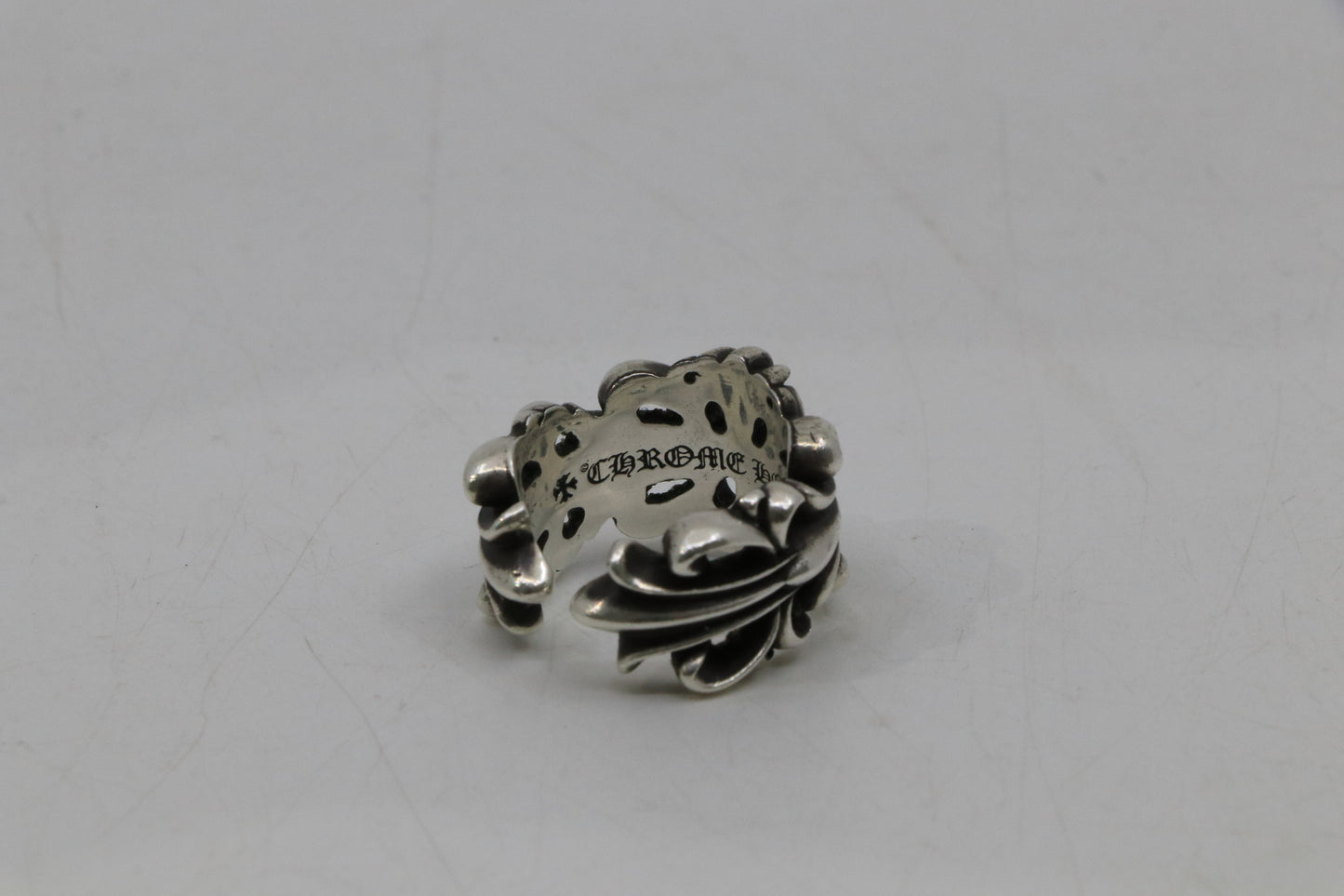 Chrome Hearts Double Floral Ring Size 7.5