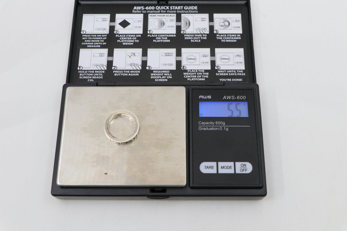 Chrome Hearts LA Exclusive Fuck You 3MM Spacer Ring Size 5