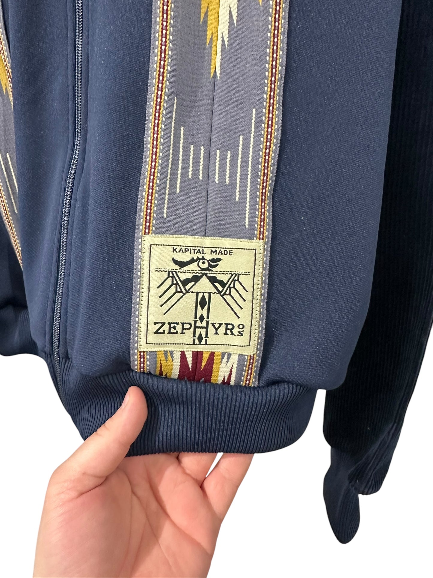 Kapital Zephyr Curdoroy Jacket Navy Size L
