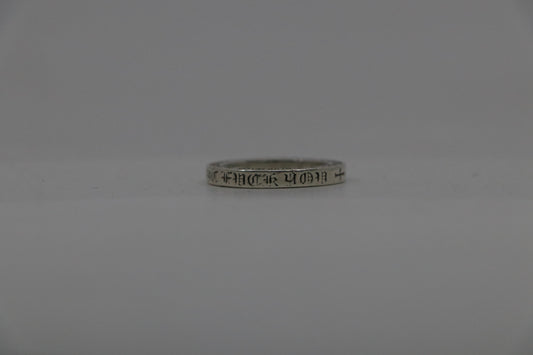 Chrome Hearts NYC Fuck You 3MM Spacer Ring Size 8.5