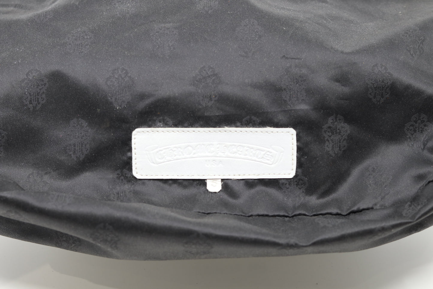 Vintage Chrome Hearts White Leather Bag Circa 2001