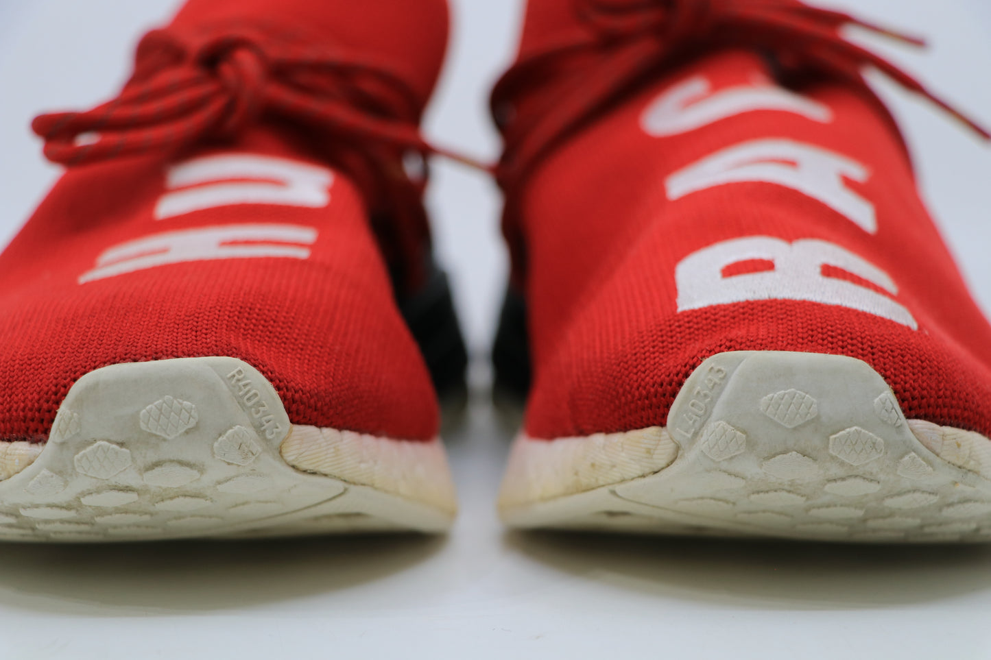 Size 12 - adidas Pharrell x NMD Human Race Red