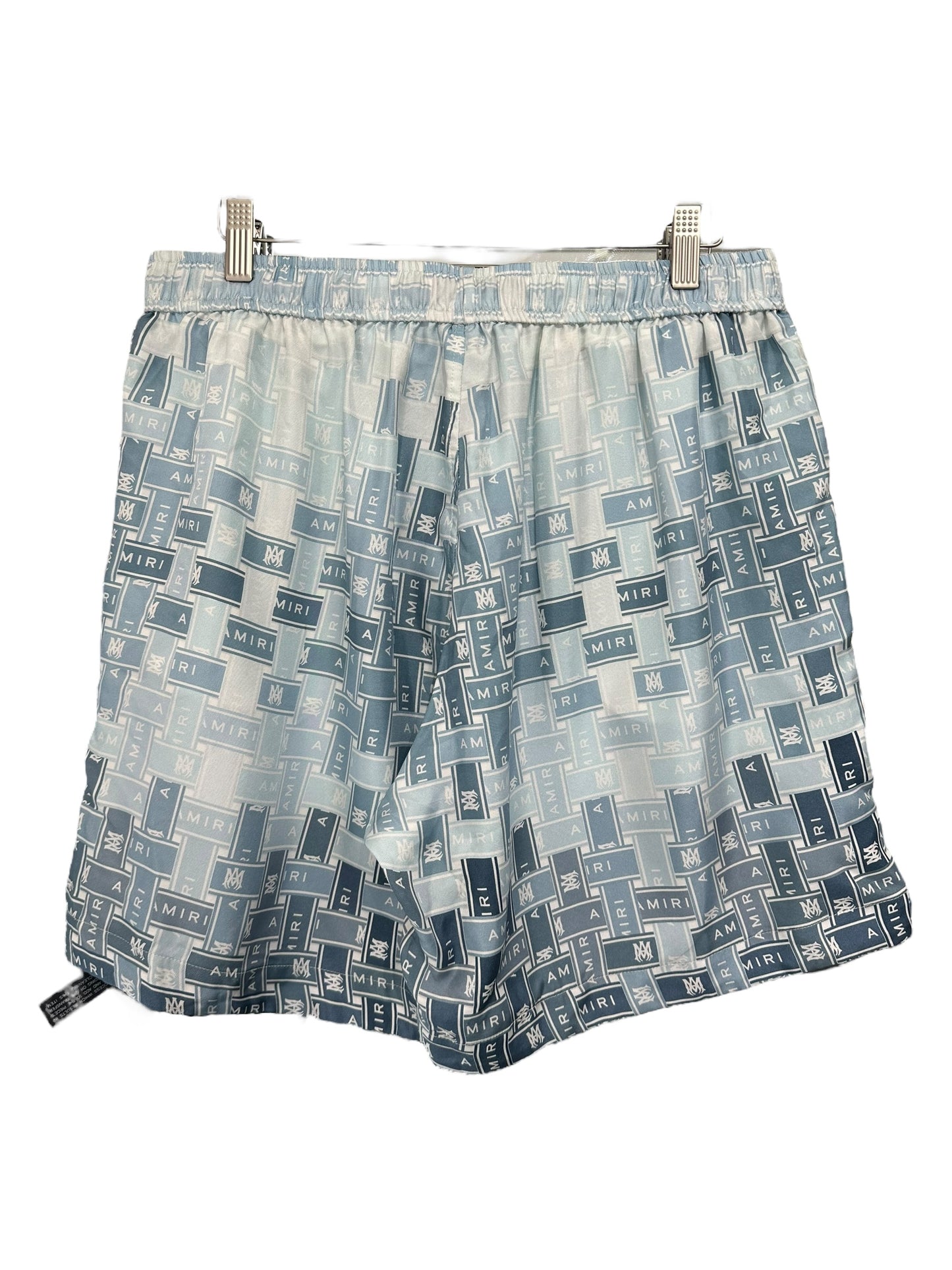Amiri Gradient Tape Silk Pajama Shorts Size XL