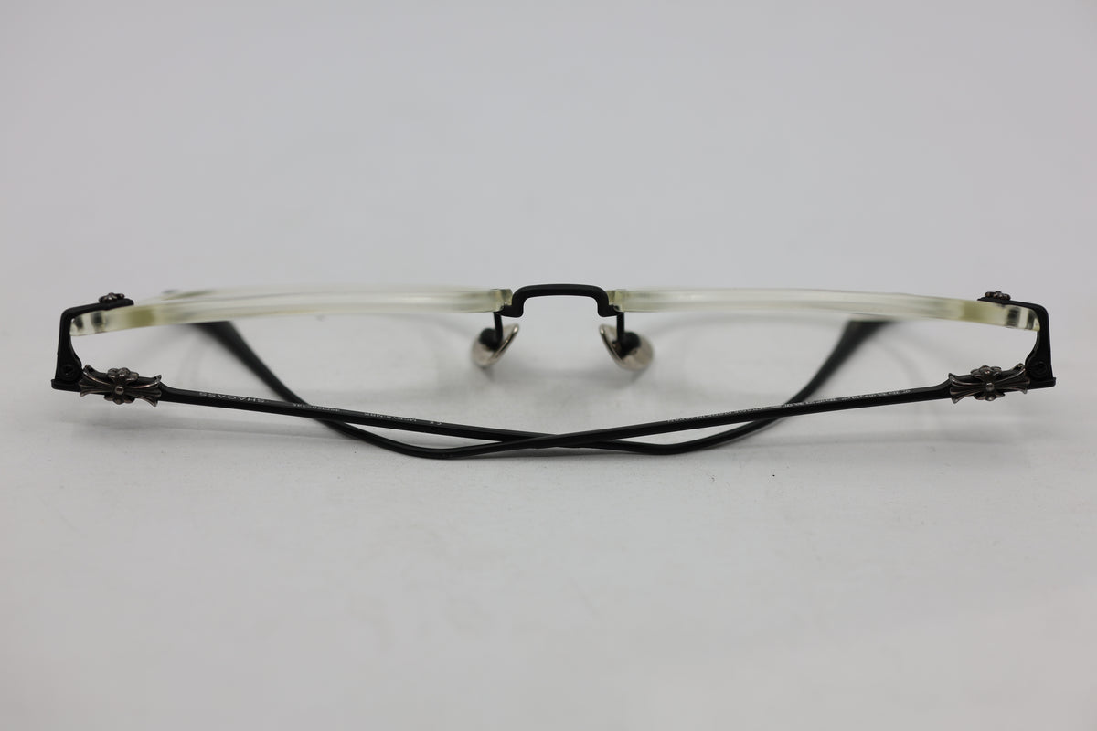 Chrome Hearts Shagass Clear Glasses Frames Only | AVNTGRDNY NYC