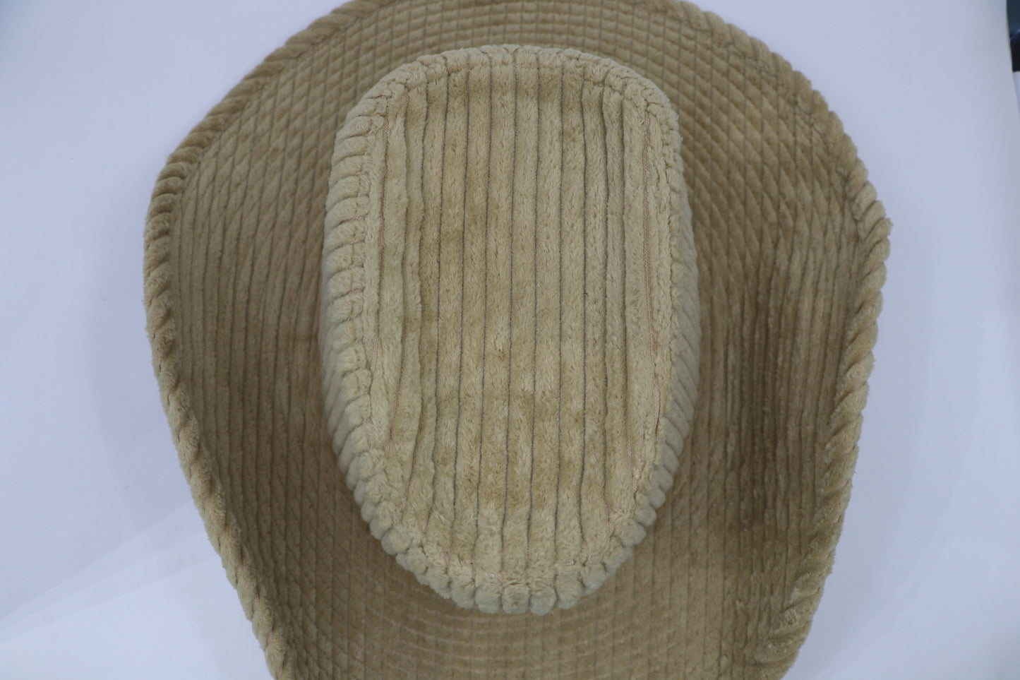 Chrome Hearts Cordoroy Matty Boy Chomper Cowboy Hat Brown