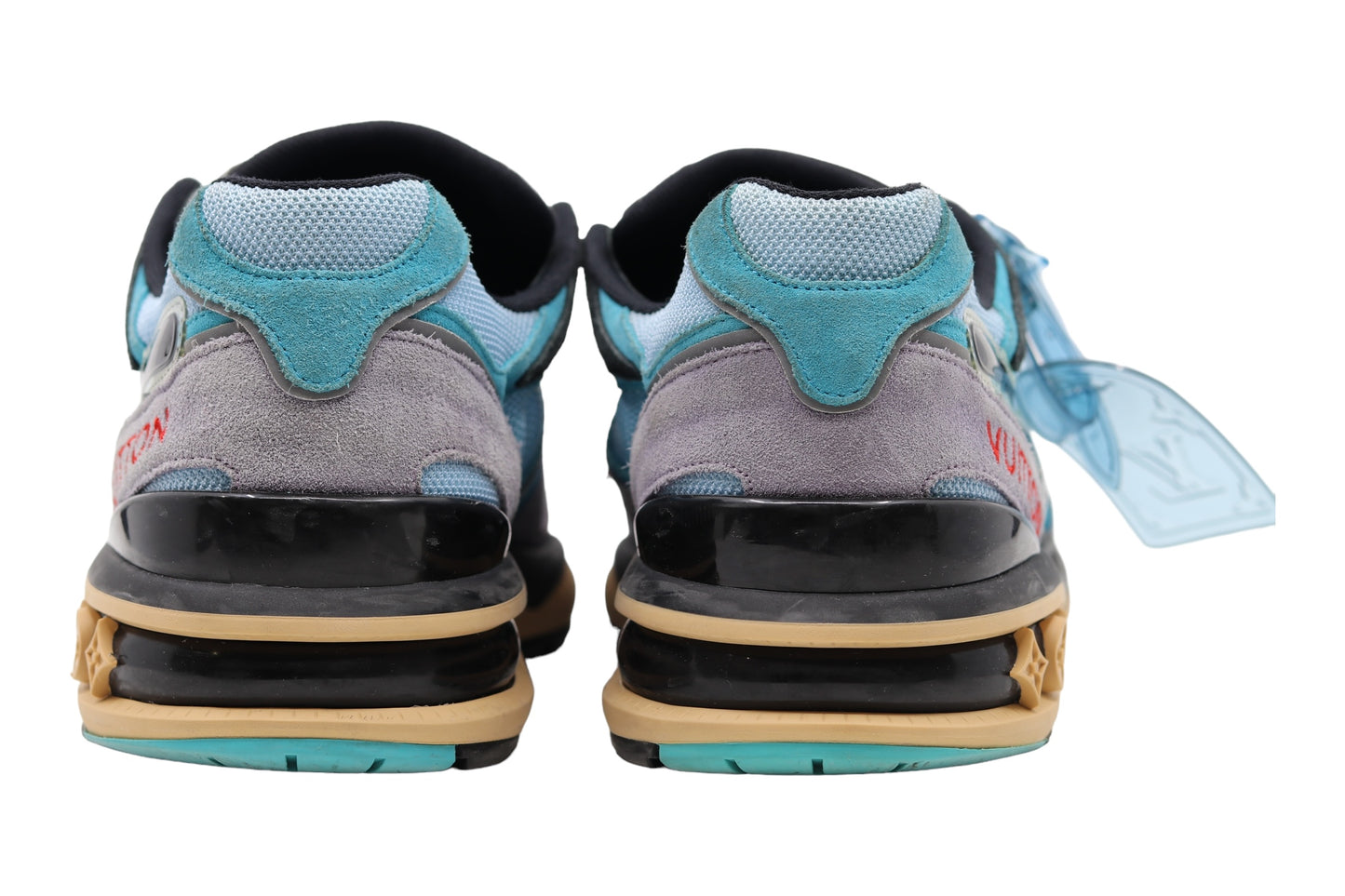 Louis Vuitton x Virgil Abloh Trail Trainer Blue/Grey/Black/Red/Khaki Size 7.5LV (M9)