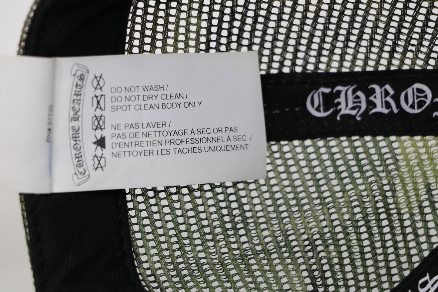 Chrome Hearts Camo Hollywood Trucker Hat