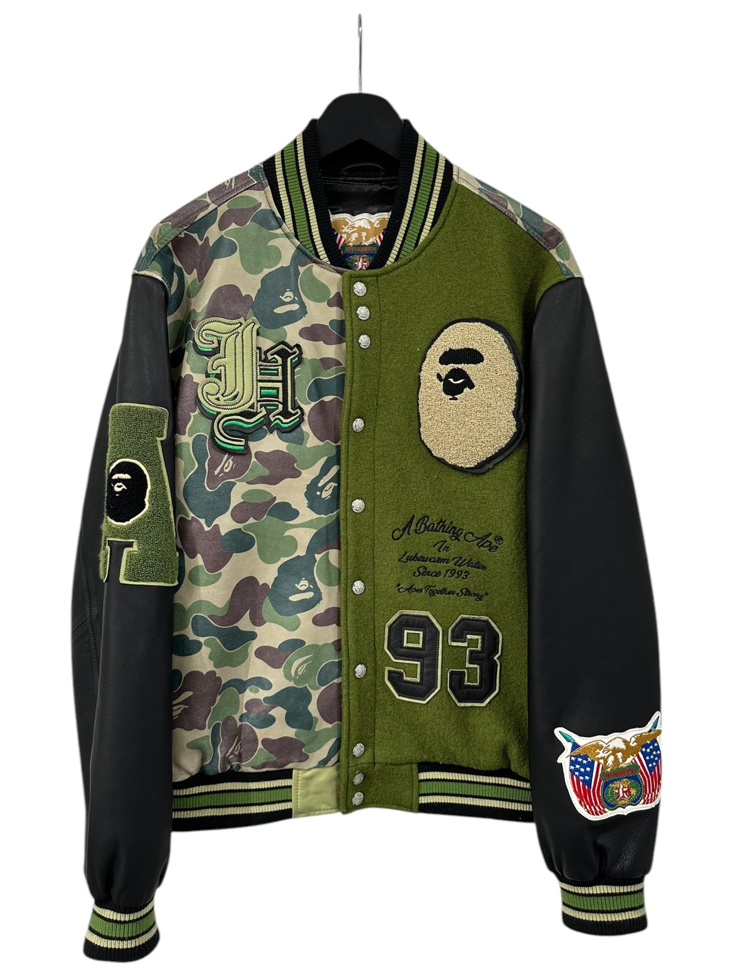 Bape x Jeff Hamilton Leather Jacket ComplexCon Exclusive Size S
