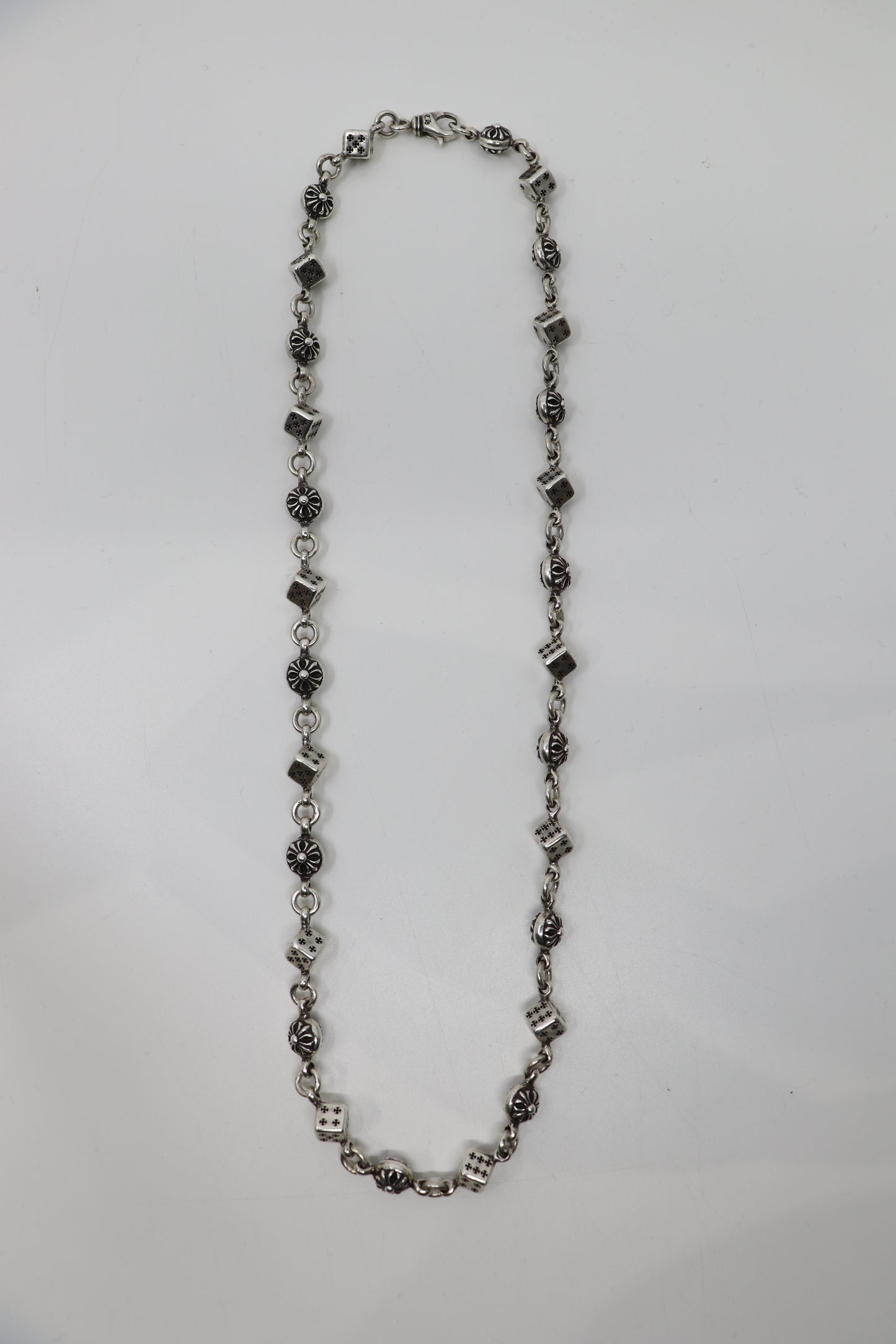 Chrome Hearts Dice Necklace 24”