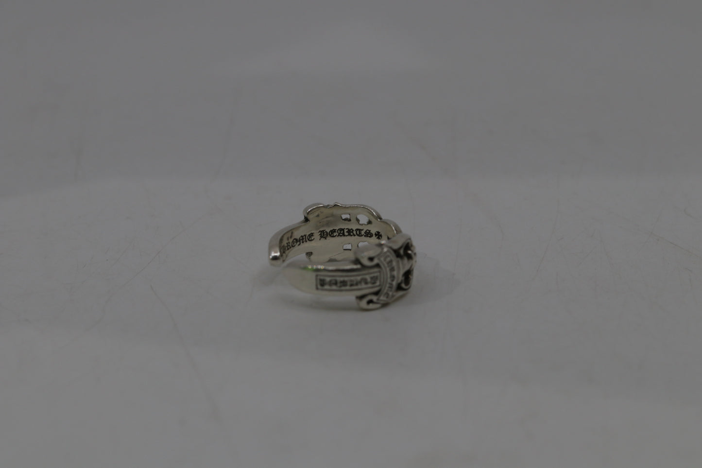Chrome Hearts Double Dagger Open Ring Size 10