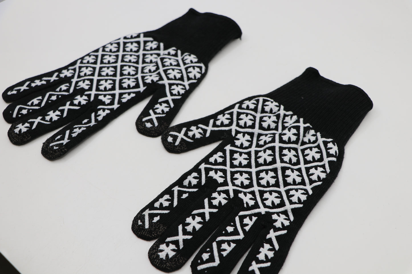 Chrome Hearts Gloves Black Size Medium