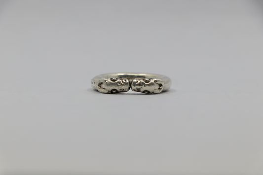 Chrome Hearts Double Dog Ring Size 8 Sterling Silver| AVNTGRDNY NYC