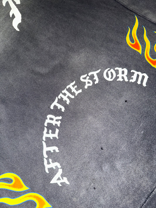 Saint Michael After the Storm L/S Tee Black