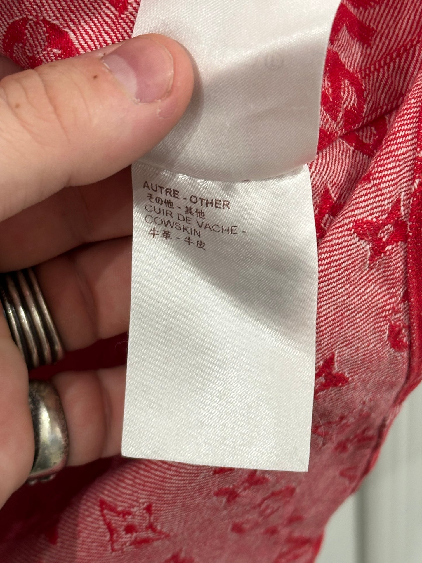 Louis Vuitton x Supreme S/S17 Baseball Shirt Size L