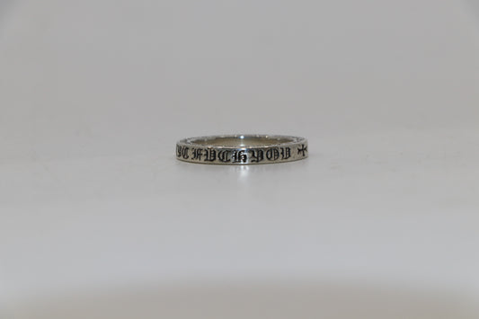 Chrome Hearts NYC Fuck You 3MM Spacer Ring Size 11