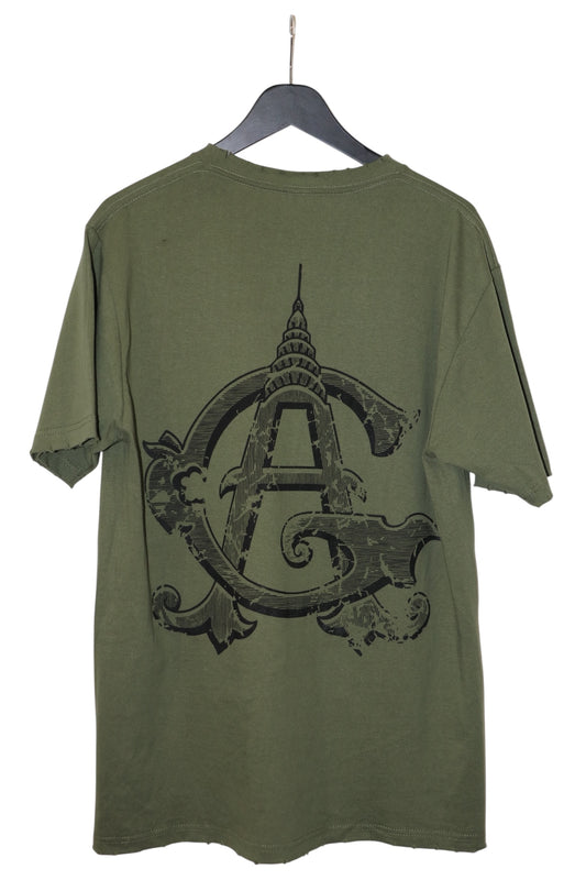 AVNTGRDNY Distressed Crest Logo T-Shirts