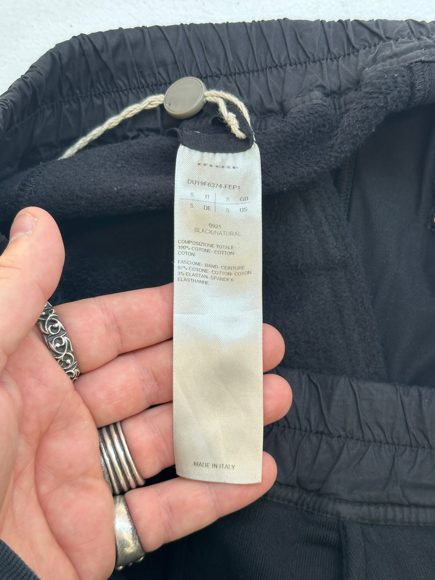 Rick Owens DRKSHDW Drop Crotch Sweatpants Size S