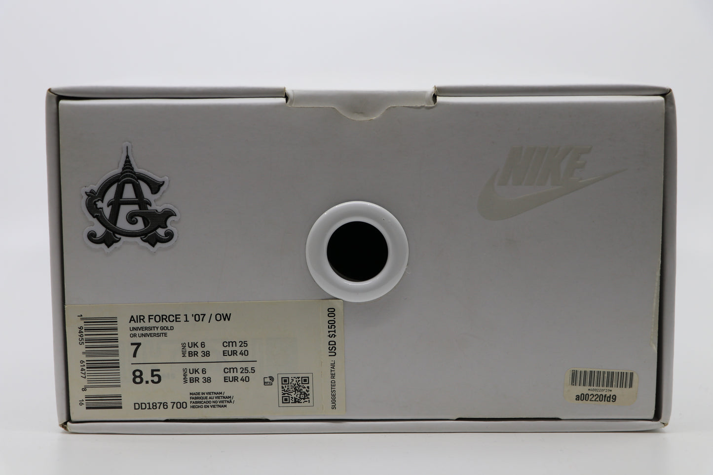 Nike Air Force 1 x Off White ICA Size 7