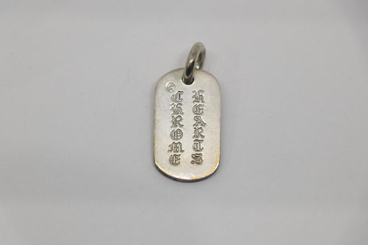 Chrome Hearts Cemetery Dog Tag Pendant .925 Silver 1998 | AVNTGRDNY NYC