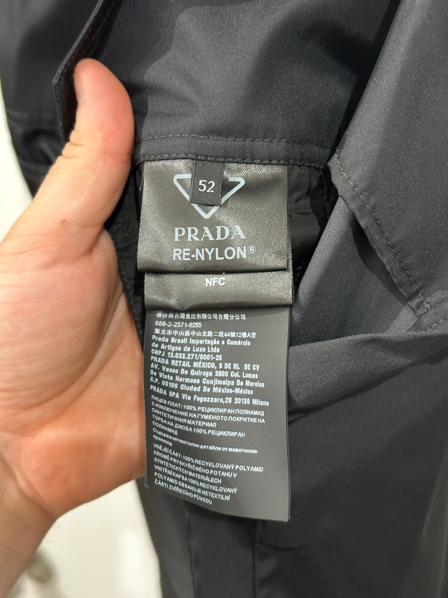 Prada Re-Nylon Overalls Size 52