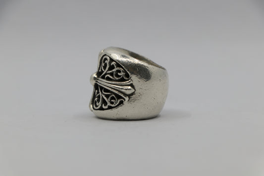 Chrome Hearts Oval Star Ring Size 6.5 Sterling Silver | AVNTGRDNY NYC