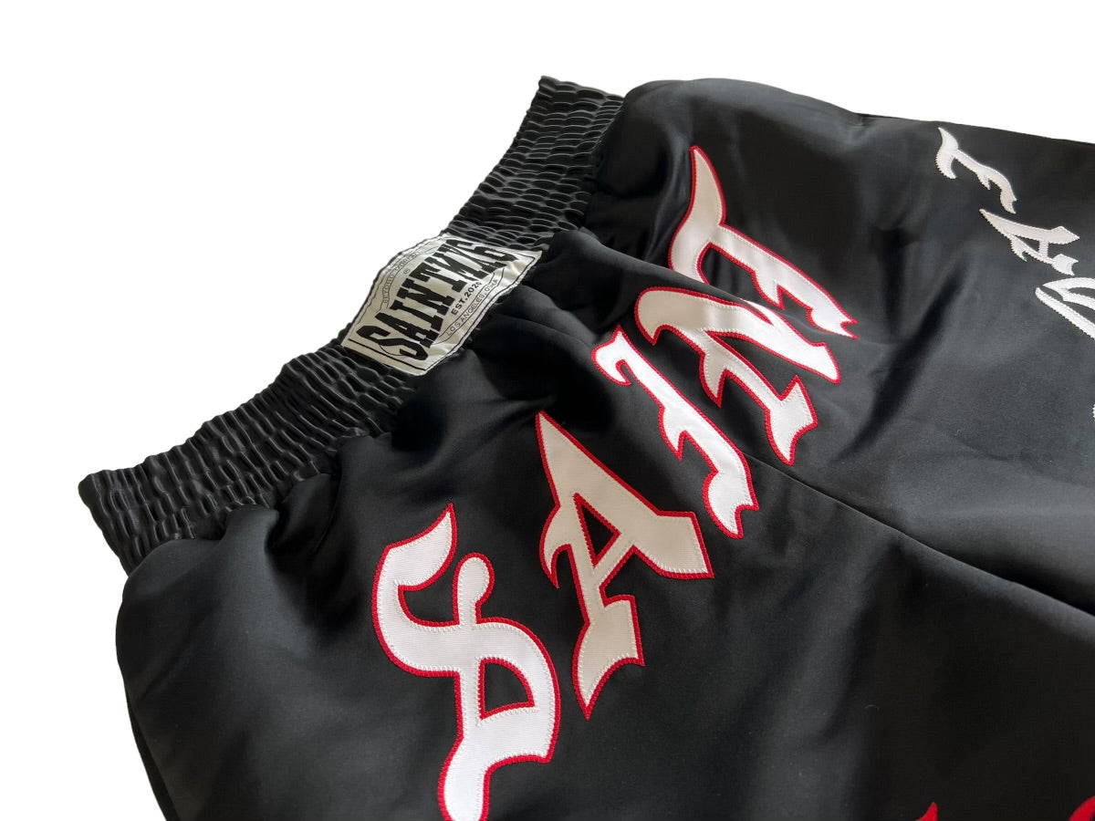 Saint Michael Boxing Shorts Black
