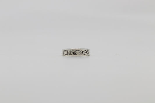Chrome Hearts Fuck You 6mm Spacer Ring Size 9