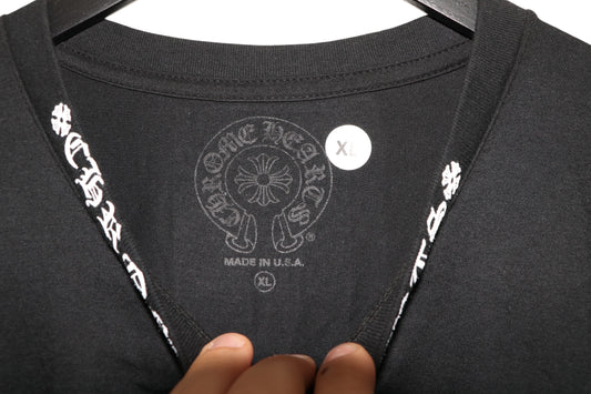 Chrome Hearts Neck Logo Longsleeve Black Size XL Cotton | AVNTGRDNY NYC