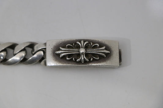 Chrome Hearts Floral ID Classic Link Bracelet 11 Link