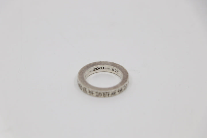 Chrome Hearts Fuck You 3MM Spacer Ring Size 4.5