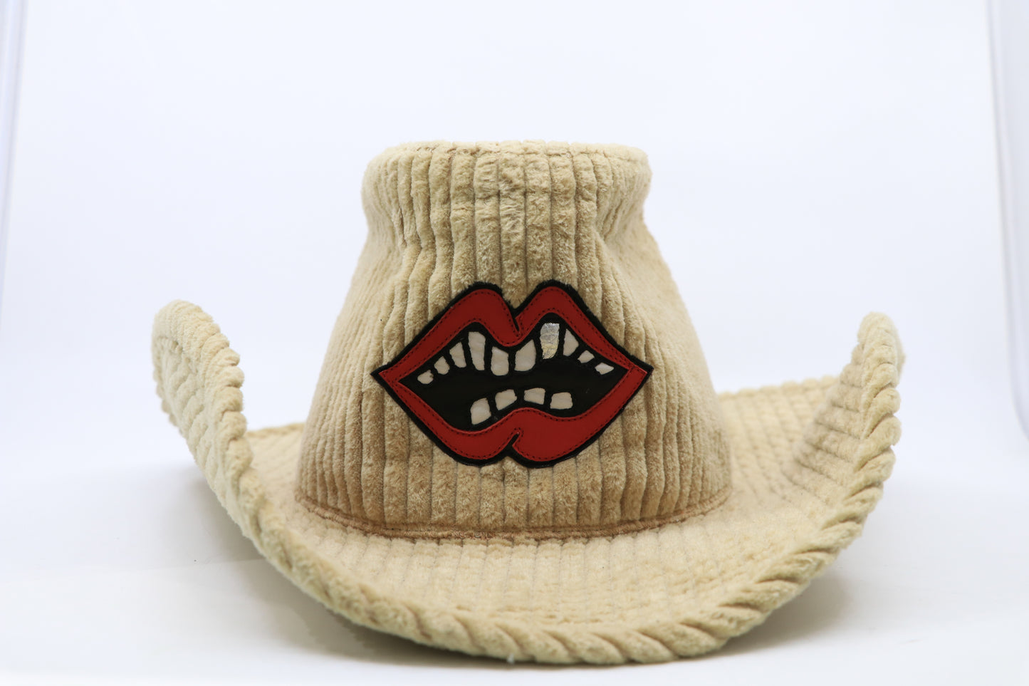 Chrome Hearts Cordoroy Matty Boy Chomper Cowboy Hat Brown