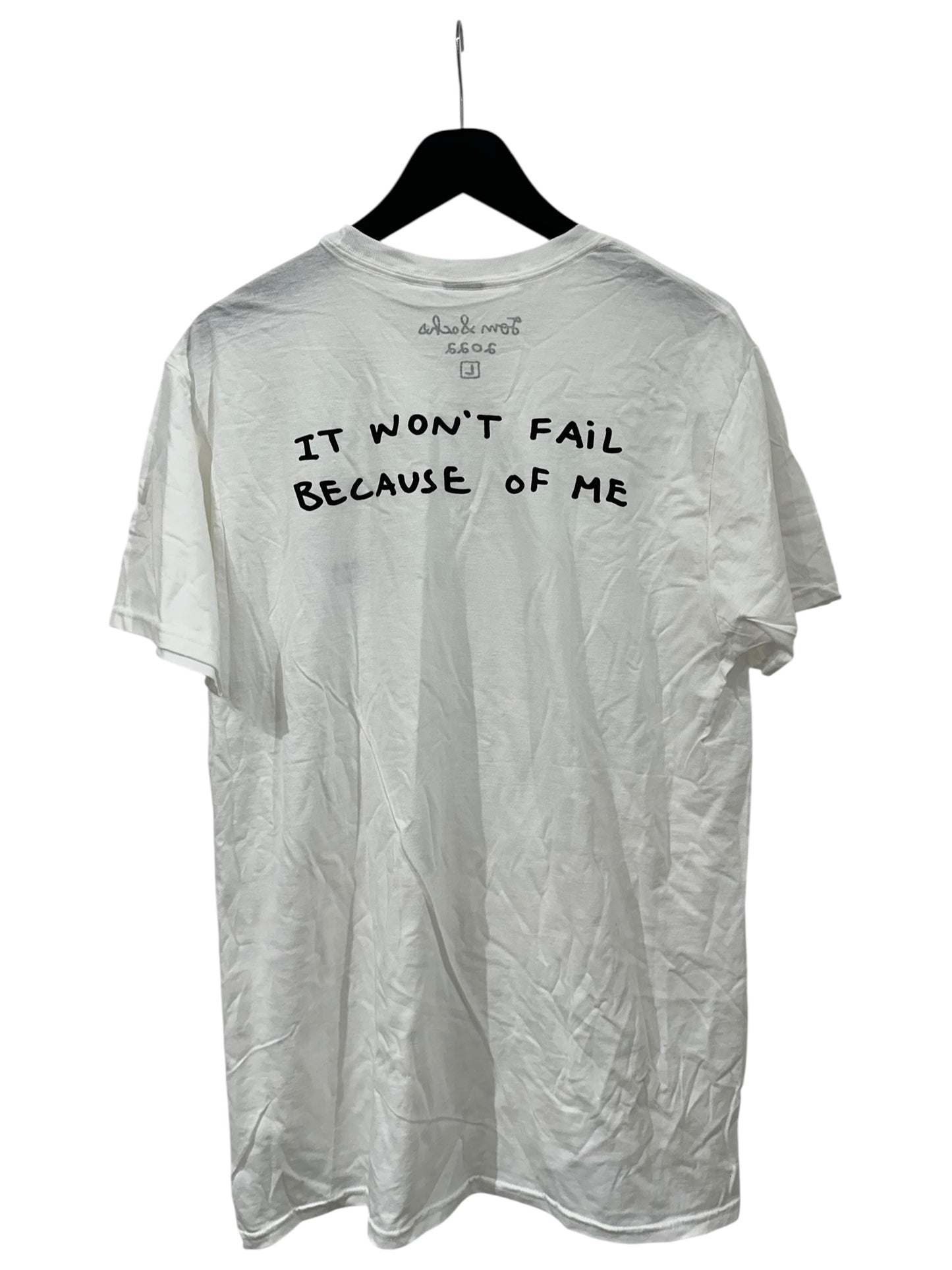Tom Sachs Ten Bullets “It won’t fail because of me” Tee Size L