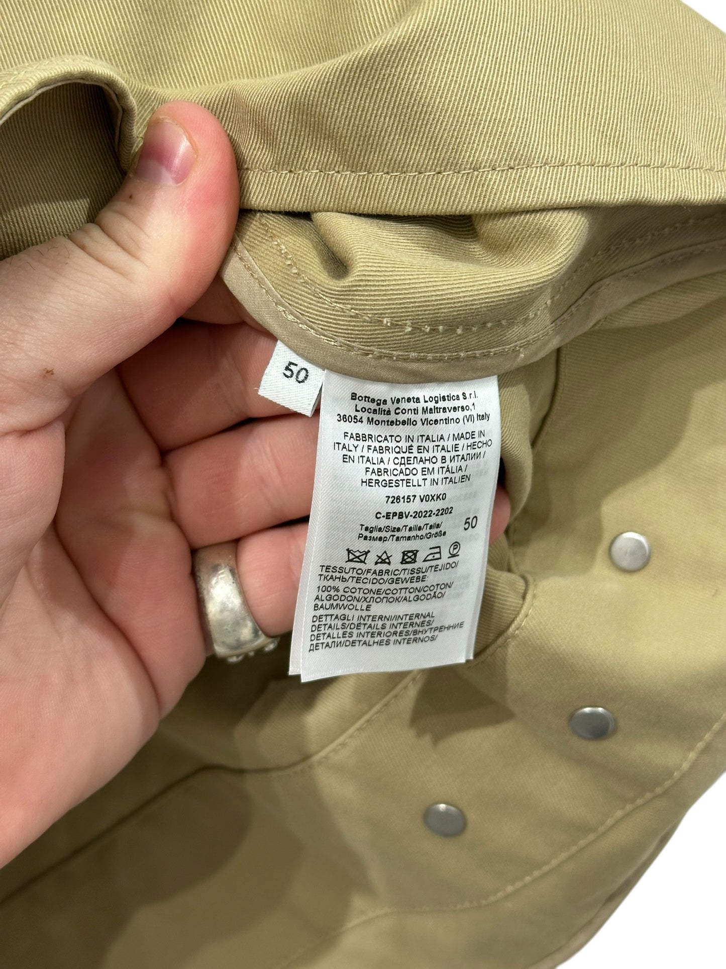 Bottega Veneta Flap Pocket Shirt Size 50