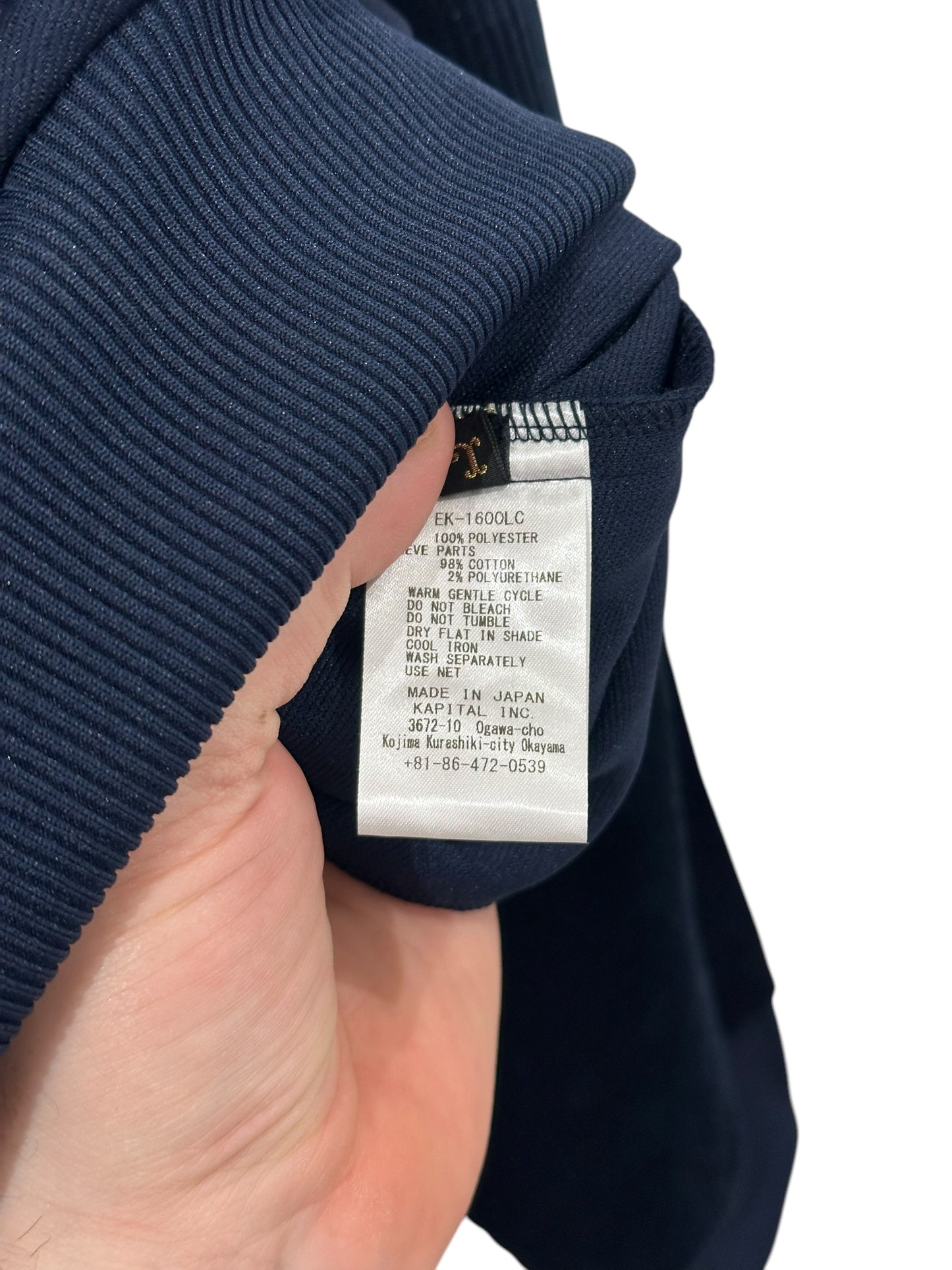 Kapital Zephyr Curdoroy Jacket Navy Size L