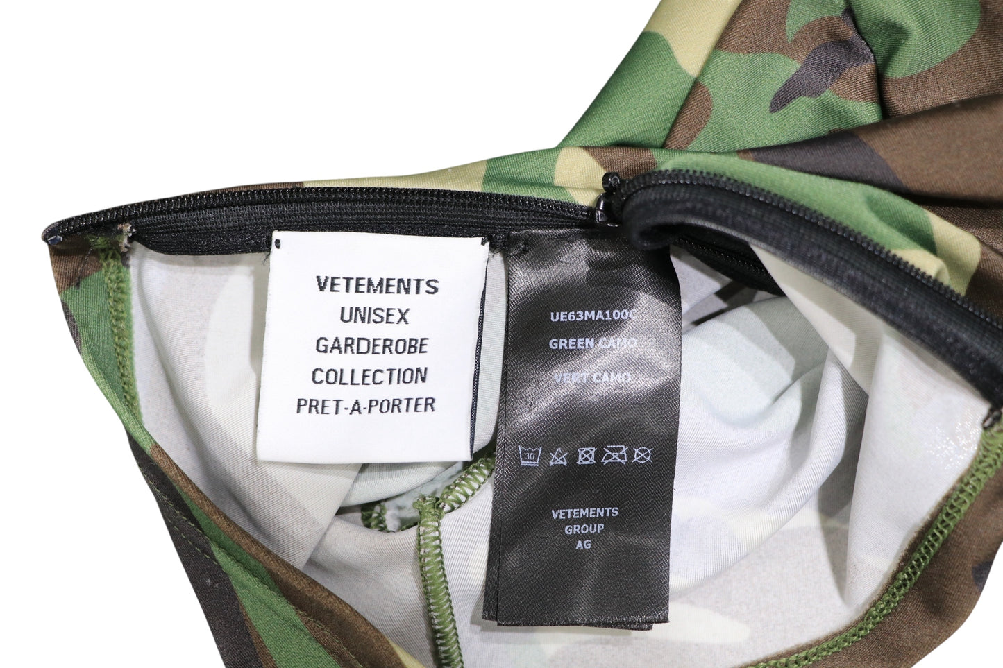 Vetements Green Camo Styling Mask