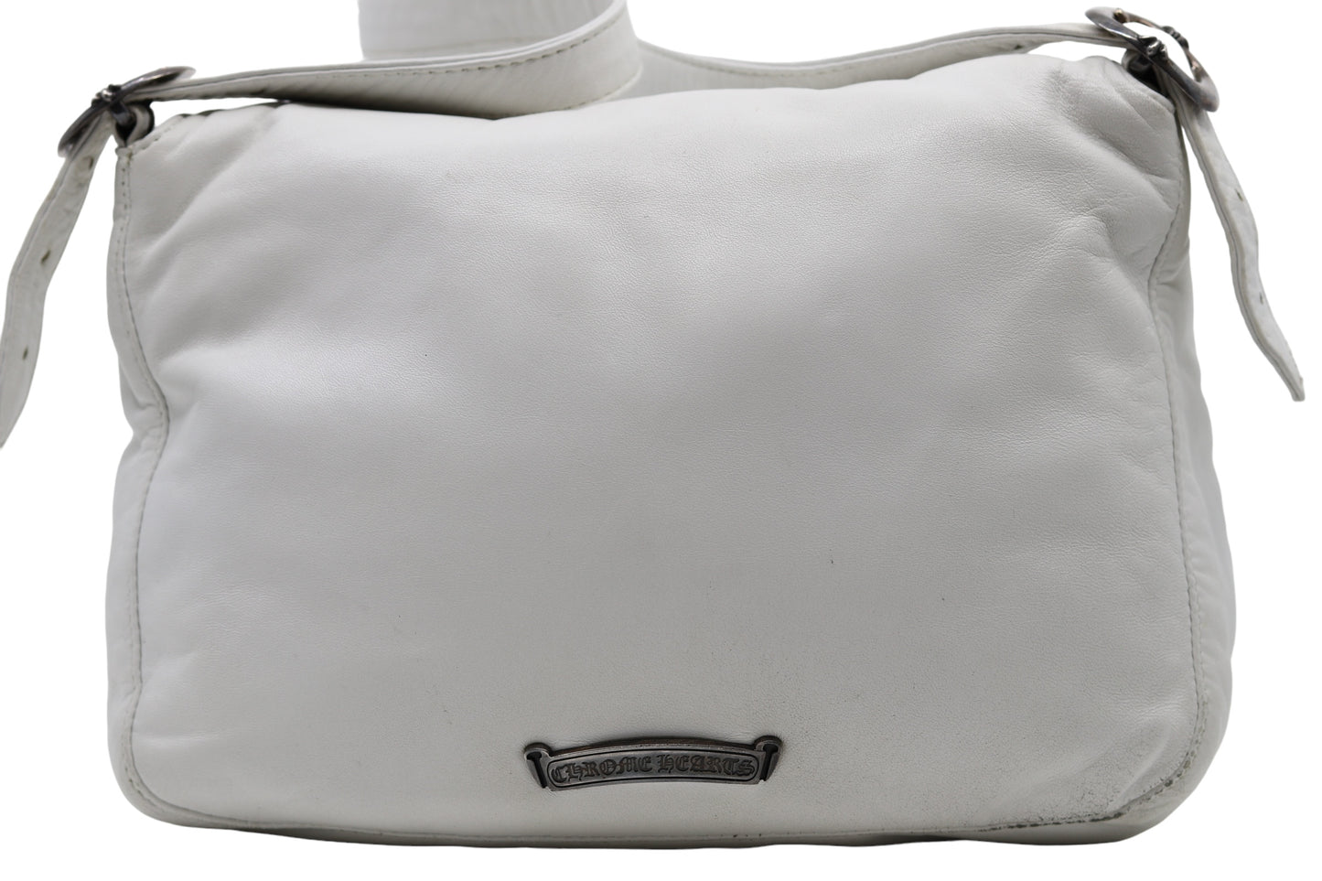 Vintage Chrome Hearts White Leather Bag Circa 2001