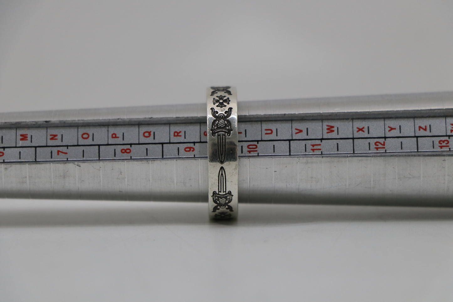 Chrome Hearts 6MM Spacer Dagger Ring Size 9.5