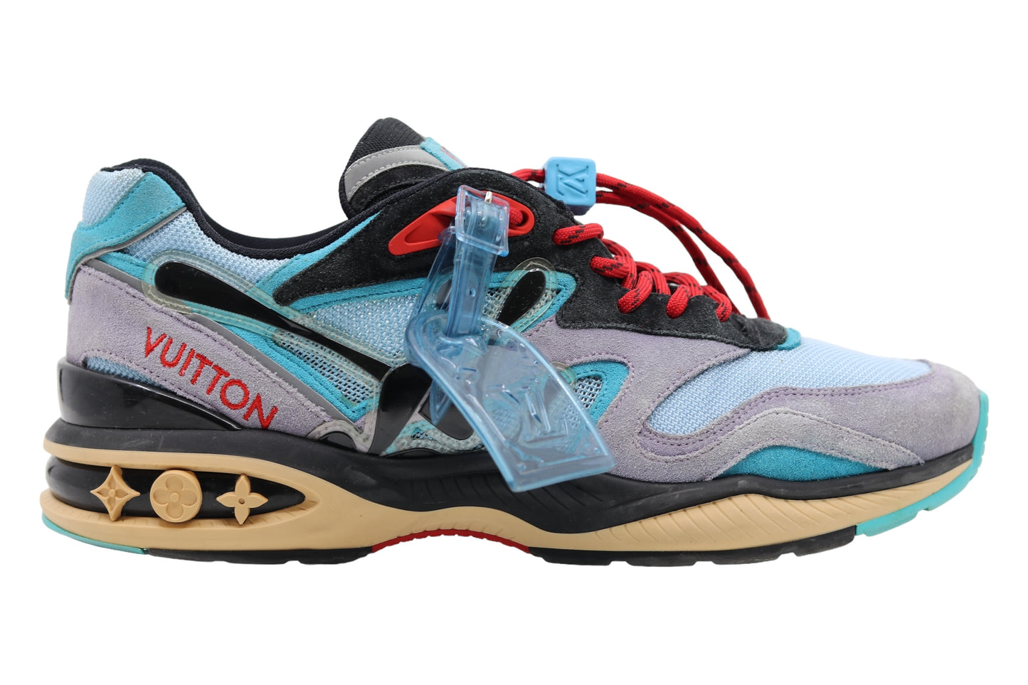 Louis Vuitton x Virgil Abloh Trail Trainer Blue/Grey/Black/Red/Khaki Size 7.5LV (M9)