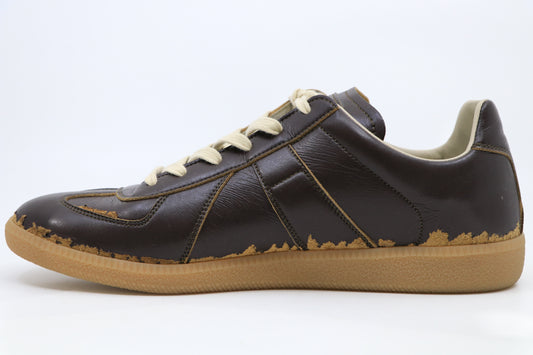 Maison Margiela Brown Distressed Replica Sneaker Size 43
