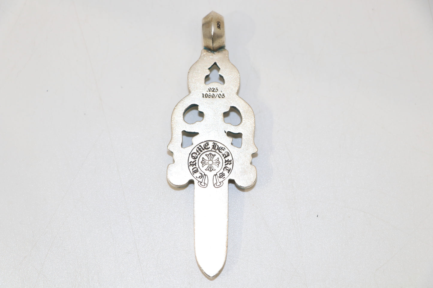 Chrome Hearts Large Dagger Pendant .925 Sterling Silver | AVNTGRDNY NYC