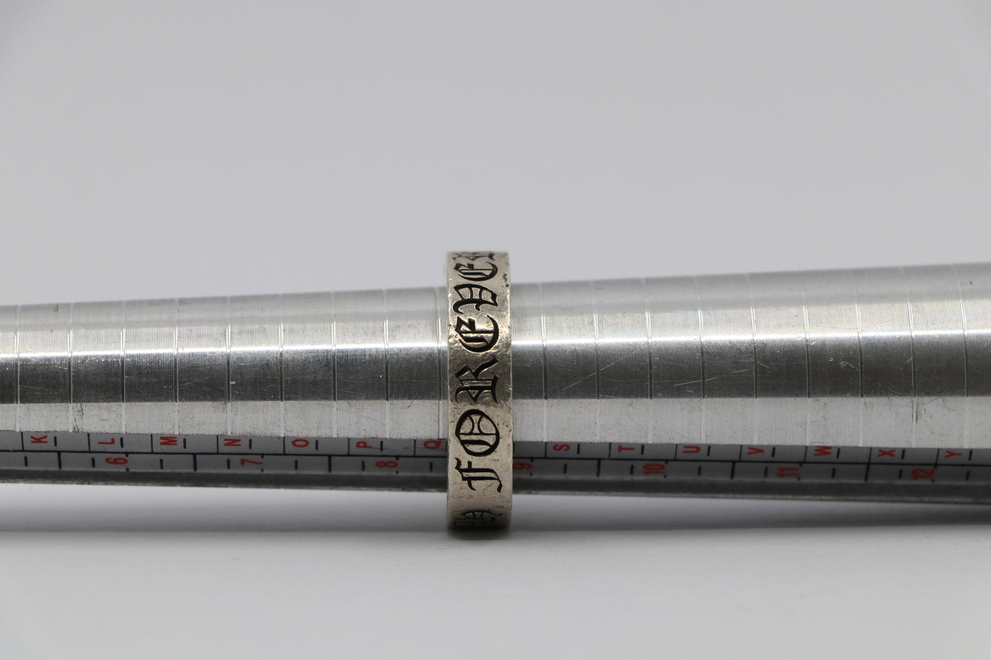 Chrome Hearts Forever 6MM Spacer Ring Size 8.5 Sterling Silver | AVNTGRDNY NYC
