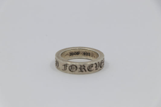Chrome Hearts Forever 6MM Spacer Ring Size 8.5 Sterling Silver | AVNTGRDNY NYC