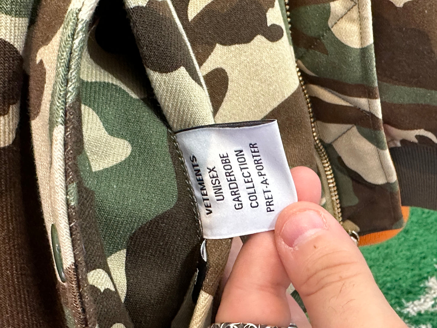 Vetements Camo Bomber Size S