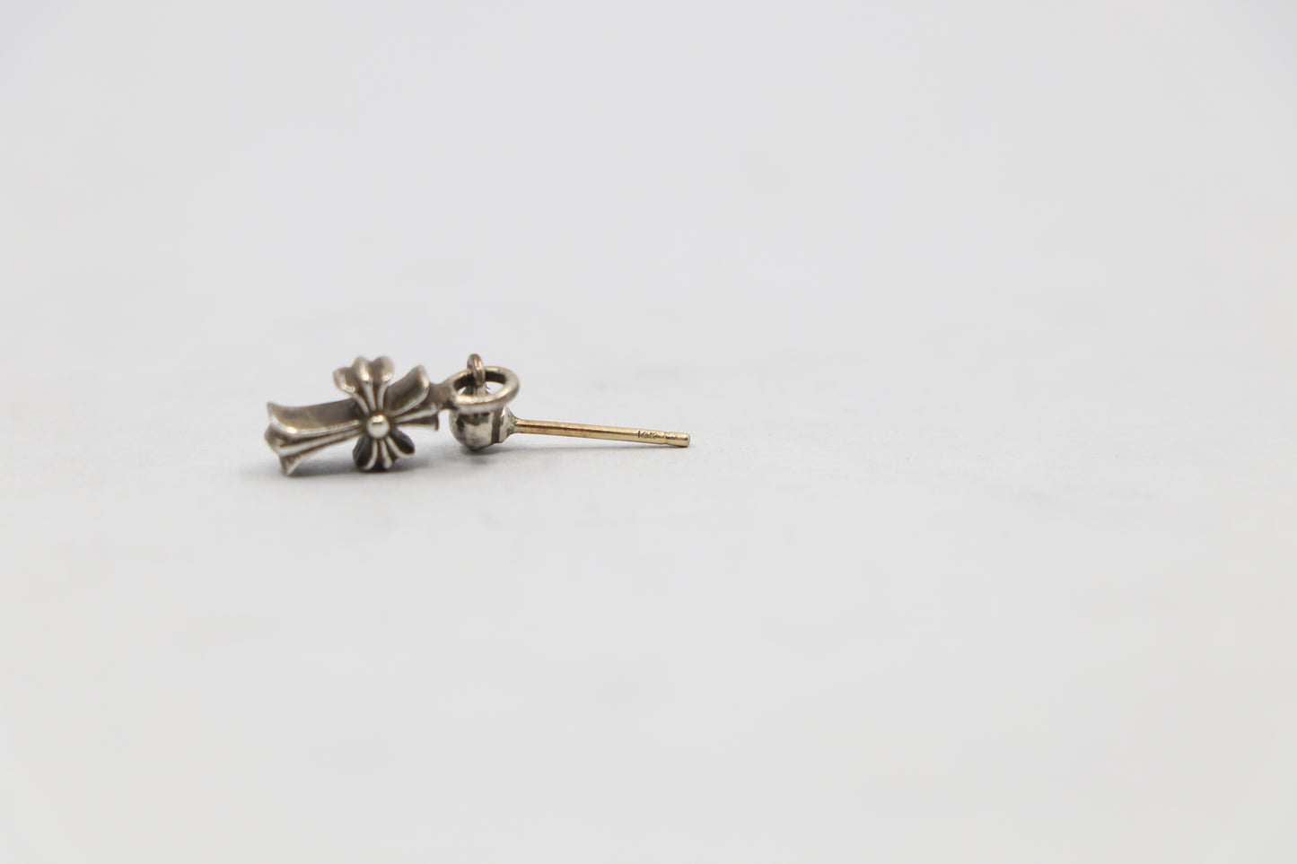 Chrome Hearts Cross Drop Earring Silver| AVNTGRDNY NYC